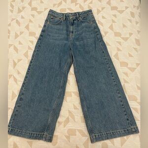 Brand new high rise wide leg jeans